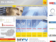 Tablet Screenshot of partners.e-marke.at
